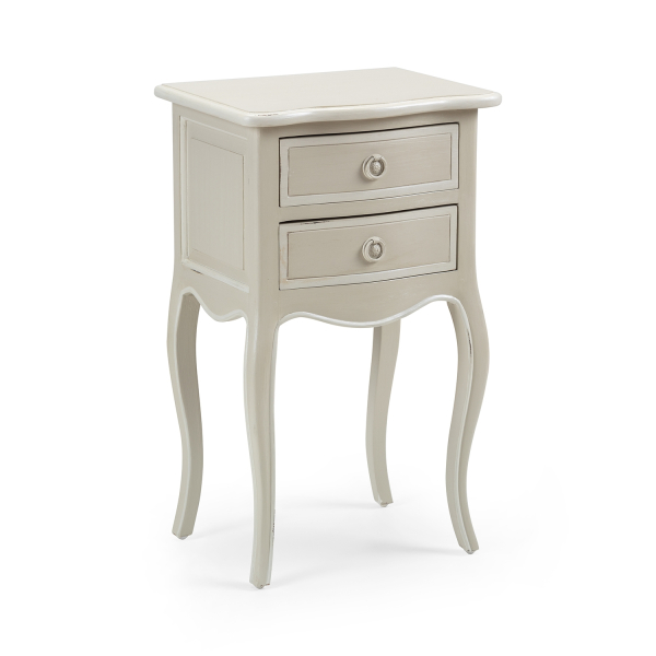 Louis French 2 Drawer Bedside Cabinet