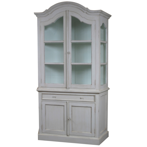 Louis French Display Cabinet with Glass Doors