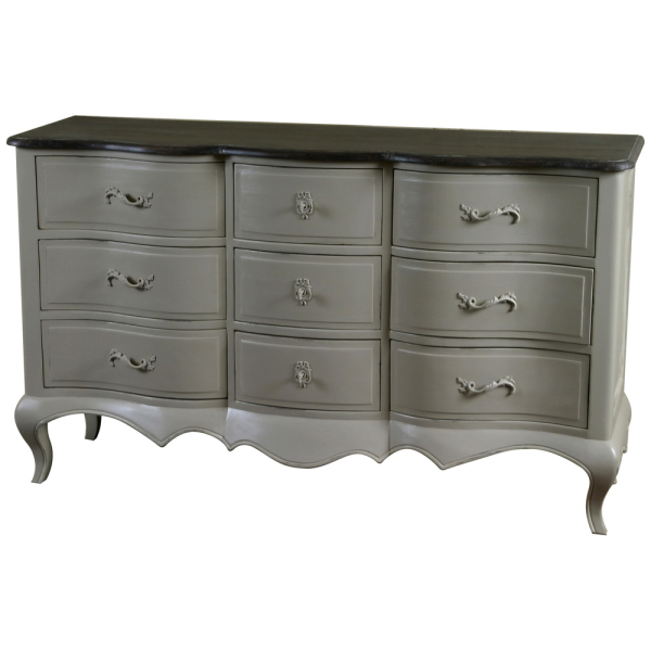 Louis French 9 Drawer Isebella Chest