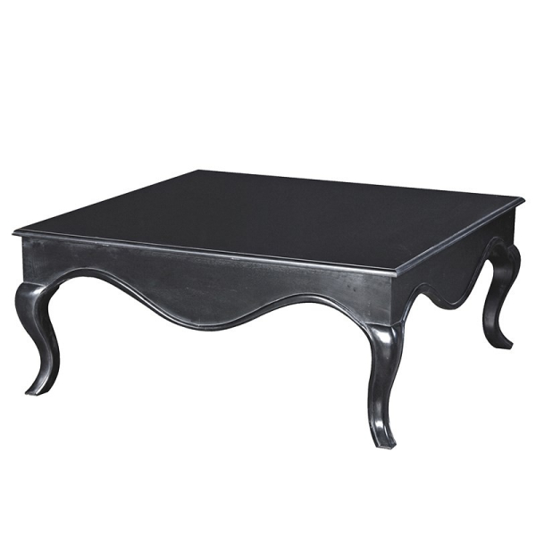 Rochelle Noir Square French Coffee Table