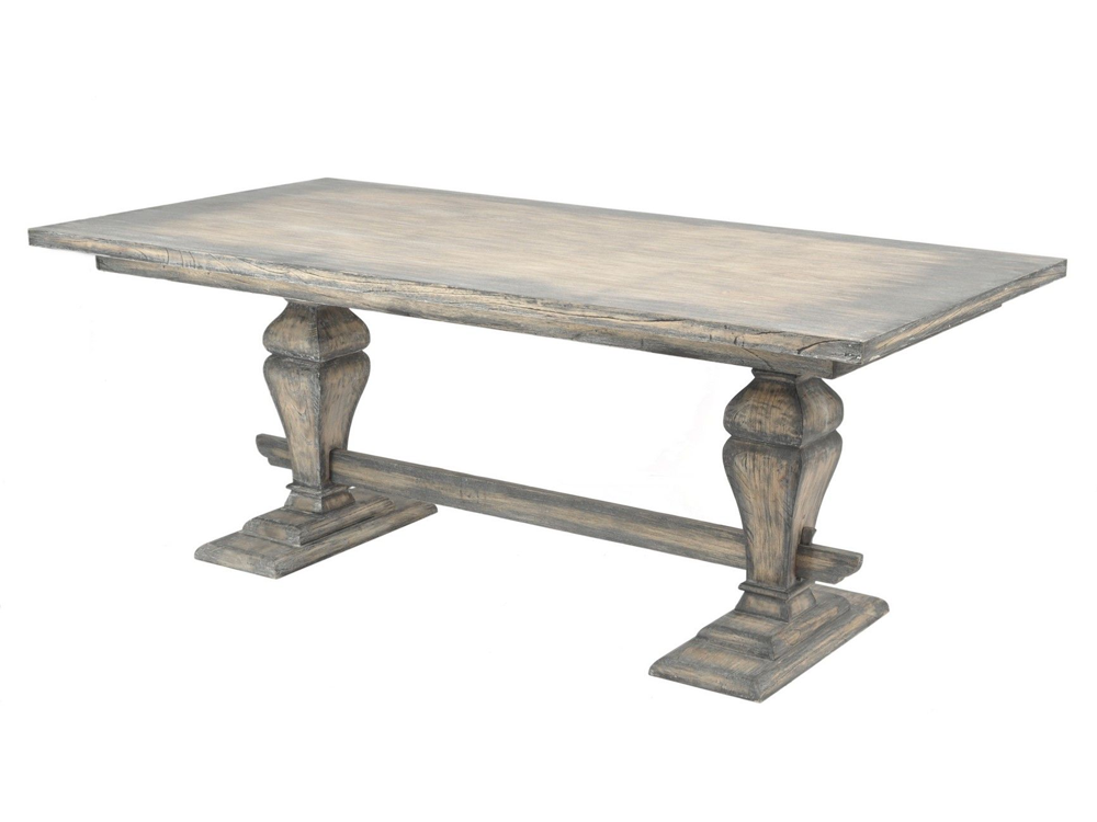 Dorset Contemporary Old Wood Pearl French Dining Table